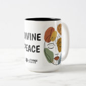 GÖTTLICHER FRIEDE ZWEIFARBIGE TASSE (VorderseiteRechts)