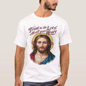 Göttlicher Glaube: Jesus ermutigt den Glauben T-Shirt (Vorderseite)