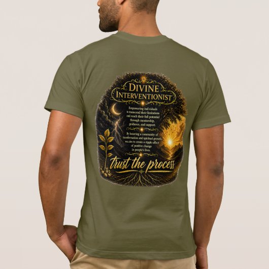 Göttlicher Interventionist T-Shirt (Rückseite)