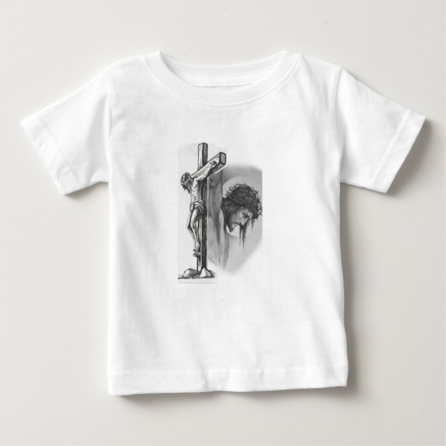 Göttlicher Jesus Malerei Baby T-shirt (Vorderseite)