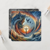 Göttlicher Komfort: Seine Liebe erhöht den Frieden Karte (Vorderseite/Rückseite Beispiel)