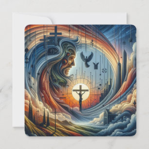 Göttlicher Komfort: Seine Liebe erhöht den Frieden Karte