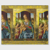 Göttlicher Ruhm Weihnachten personalisieren Geschenkpapier (Flach)