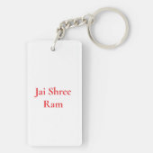 Göttlicher Schutz Hanuman Ji Schlüsselanhänger (Rückseite)