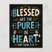 Göttlicher Segen: Eine Bibelverse-Beleuchtung Postkarte (Vorderseite)