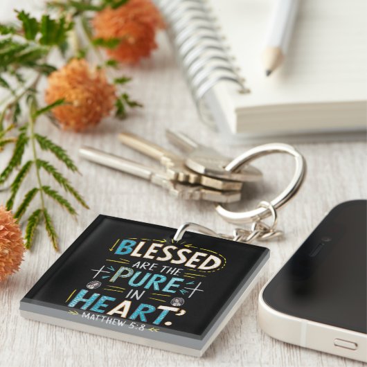 Göttlicher Segen: Eine Bibelverse-Beleuchtung Schlüsselanhänger (Vorderseite rechts)