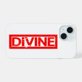 Göttlicher Stempel iPhone 15 Hülle (Rückseite (Horizontal))