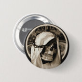 Göttlicher Verfall - Gothic Design Button (Vorne & Hinten)