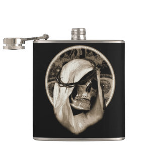 Göttlicher Verfall - Gothic Design Flachmann