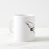 Göttlicher Wind Kaffeetasse (Vorderseite Links)