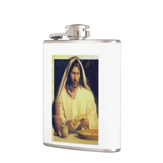 Göttliches Abendbrot mit Jesus Flachmann (Links)