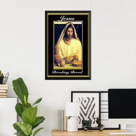 Göttliches Abendbrot mit Jesus Poster