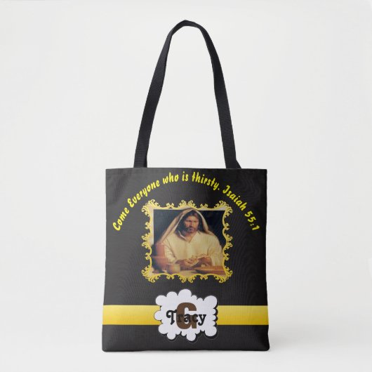 Göttliches Abendbrot mit Jesus Tasche (Vorderseite)