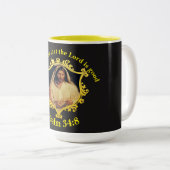 Göttliches Abendbrot mit Jesus Zweifarbige Tasse (VorderseiteRechts)