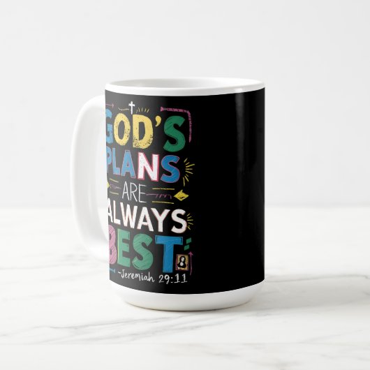 Göttliches Design: Göttungspläne sind immer am bes Kaffeetasse (Vorderseite Links)