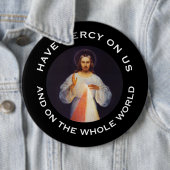 Göttliches Gnaden-Gebets-Jesus-St. Faustina Button (Beispiel)