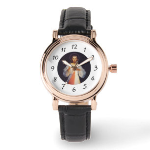 Göttliches Gnaden-St. Faustina Jesuss Armbanduhr