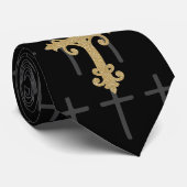 Göttliches Kreuz Krawatte (Gerollt)
