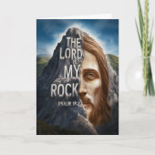 Göttliches Portrait: Der Herr ist mein Stein Karte (Vorderseite)