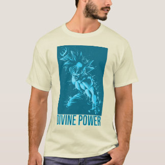 Göttliches Power Design Anime Workout - Energie Fi T-Shirt