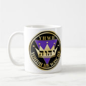 Göttliches Schwarz und Gold Kaffeetasse (Links)