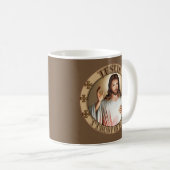 Göttliches Vertrauen Gnaden-Jesuss I in Ihnen Gang Kaffeetasse (VorderseiteRechts)