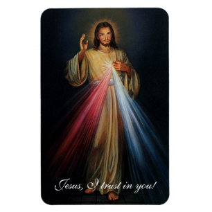 Göttliches Vertrauen Gnaden-Jesuss I in Ihnen! Magnet
