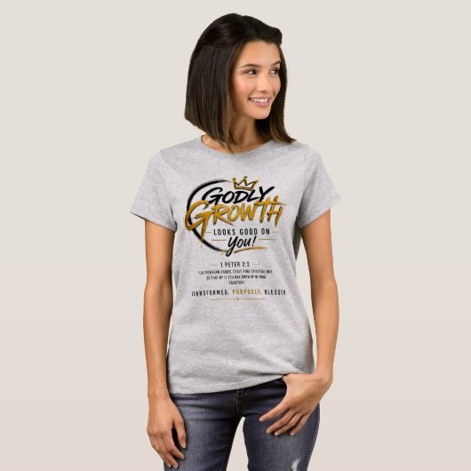 Göttliches Wachstum Steht Dir Gut T-Shirt (Vorne ganz)