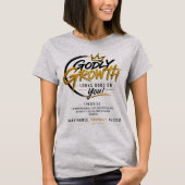 Göttliches Wachstum Steht Dir Gut T-Shirt (Vorderseite)
