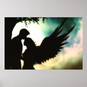 Göttlichkeits-Engels-Leinwand-Druck durch Julie Poster