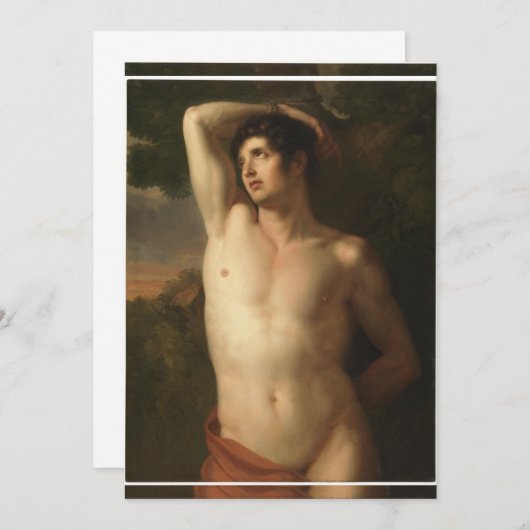 Gottlieb Schick - Saint Sebastian Einladung (Vorne/Hinten)