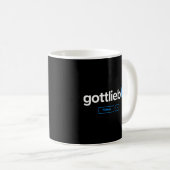 Gottlieb Vorname Verified Abzeichen Social Media G Kaffeetasse (VorderseiteRechts)
