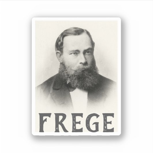 Gottlob Frege Coffee Tasse Aufkleber (Vorderseite)