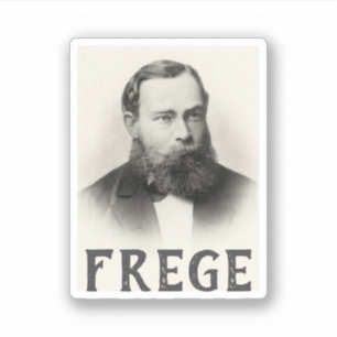 Gottlob Frege Kaffeetasse Aufkleber