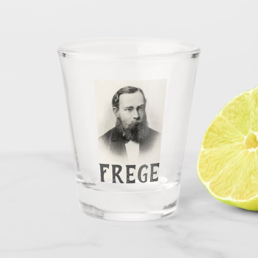 Gottlob Frege Schnapsglas (Vorderseite)