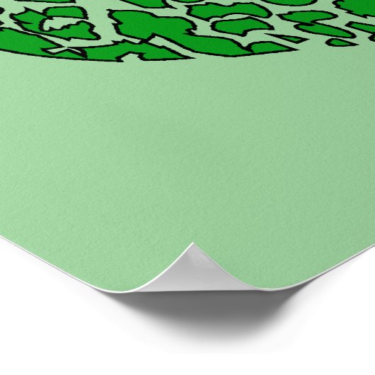 gottlos für den Weltfrieden Poster (Ecke)