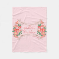 Gottlose heidnische Fleece-Blumendecke