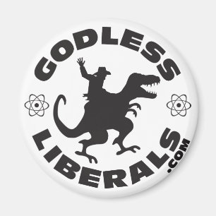 Gottlose Liberal-offizieller Logo-Magnet Magnet
