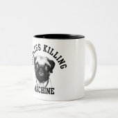 Gottlose Tötungsmaschine Zweifarbige Tasse (VorderseiteRechts)