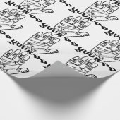 Gottloser Atheist Geschenkpapier (Ecke)