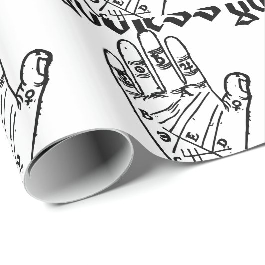 Gottloser Atheist Geschenkpapier (Rolleneckpunkt)