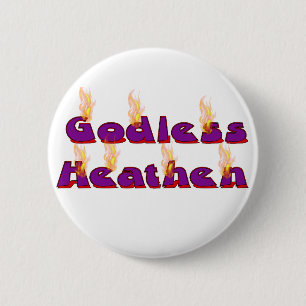 Gottloses heidnisches button