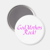GottMütter Rock Pink Magnet (Vorderseite/Rückseite)