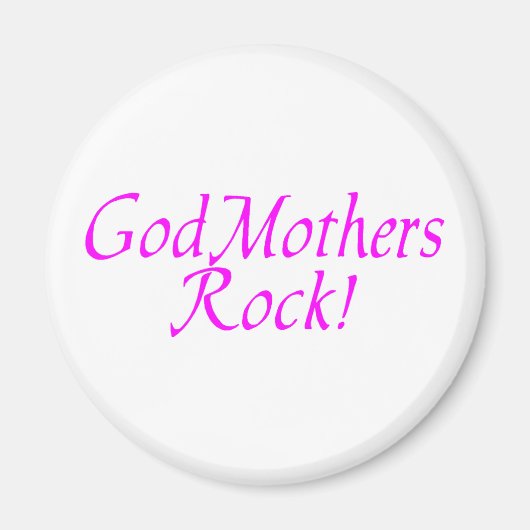 GottMütter Rock Pink Magnet (Vorne)