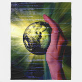 GOTT'S HAND IN BINARY FLEECEDECKE (Vorderseite)