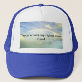 Gottseitige Rechte, die Truckerkappe (Vorderseite)