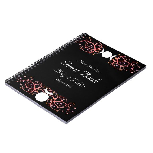 Gottu. GöttinGuestbook für ein Wiccan Handfasting Notizblock (Linke Seite)