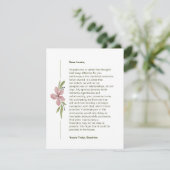 Gottzentrierte Breakcard Ankündigung (Stehend Vorderseite)