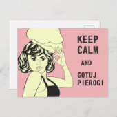 Gotuj Polish Pierogi Poland Food Postkarte (Vorne/Hinten)