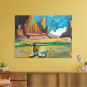 Gouache 1 leinwanddruck (Insitu (Wohnzimmer))